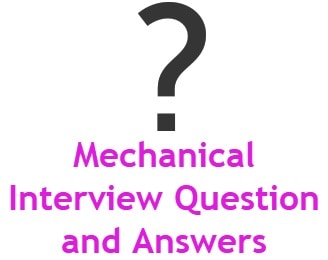 机械面试问答